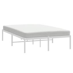 Berkfield Home Metal Bed Frame White 120x190 cm Small Double - thumbnail 4