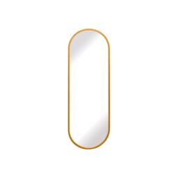 MirrorOutlet Gold Metal Framed Double Arched Garden Wall Mirror (160 X 55CM) - Size: 1 Pack - thumbnail 1