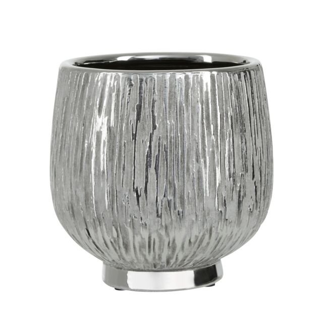 Orsina Hesper Small Silver Ceramic Planter - image 1