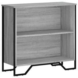 Berkfield Home Bookcase Grey Sonoma 80x31x74.5 cm Engineered Wood - thumbnail 1