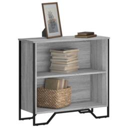 Berkfield Home Bookcase Grey Sonoma 80x31x74.5 cm Engineered Wood - thumbnail 2