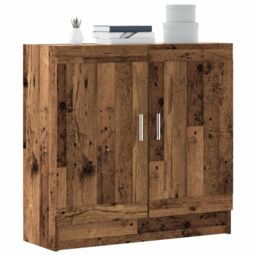 Berkfield Home Book Cabinet Old Wood 82.5x30.5x80 cm Engineered Wood in Brown - thumbnail 1