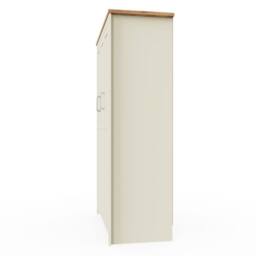 Timber Art Design Lisbon 3 Door Wardrobe - Modern Bedroom Storage Unit in Cream - thumbnail 7