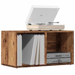 Berkfield Home LP Storage Box Old Wood 69.5x34x36 cm Engineered Wood in Brown - thumbnail 2