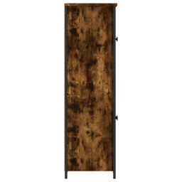Berkfield Home Highboard Smoked Oak 62x32x106.5 cm Engineered Wood in Brown - thumbnail 6