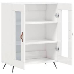 Berkfield Home Sideboard High Gloss White 69.5x34x90 cm Engineered Wood - thumbnail 6