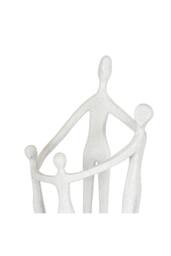 KDMD Kin Large Family Resin Ornament with Intertwined Figures in White - thumbnail 2