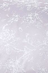 Dreams & Drapes 'Jasmine' Floral Jacquard Filled Cushion in Lavender - Size: 43 cm x 43 cm - thumbnail 2