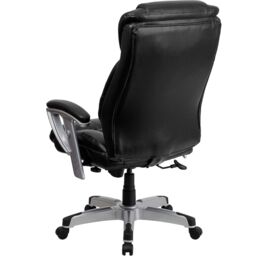 FWStyle Black Faux Leather Cushioned High Back Executive Office Chair - thumbnail 2