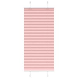 Berkfield Home Pleated Blind Pink 65x150 cm Fabric Width 64.4 cm Polyester - thumbnail 1