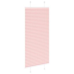 Berkfield Home Pleated Blind Pink 65x150 cm Fabric Width 64.4 cm Polyester - thumbnail 4