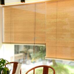 KORVIXA 80x150cm Roller Blinds Bamboo in Natural - Size: 100 cm - thumbnail 5