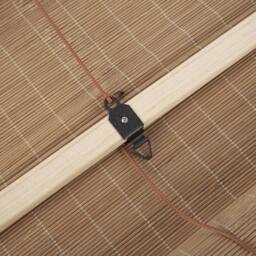 KORVIXA 80x150cm Roller Blinds Bamboo in Natural - Size: 100 cm - thumbnail 4