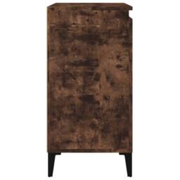 Berkfield Home Bedside Cabinets 2 pcs Smoked Oak 40x35x70 cm Engineered Wood in Brown - Size: 40 x 35 x 70 cm - thumbnail 8