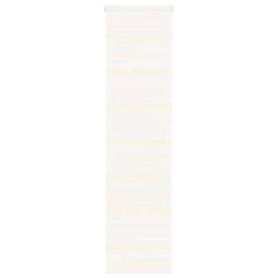 Berkfield Home Zebra Blind Marble Beige 55x230 cm Fabric Width 50.9 cm Polyester - thumbnail 1