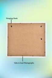 Arpan MDF Multi Aperture Photo Collage Frame for 7 Photos 3 x 6x 4 nd 4 x 4X 6Photos in White - thumbnail 3