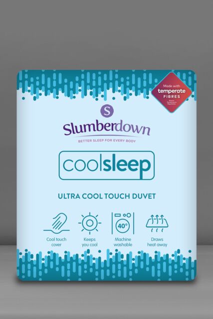Slumberdown Cool Sleep Ultra Cool Nylon Summer Duvet / Blanket in Blue - Size: Single - image 1