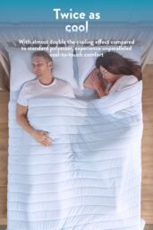 Slumberdown Cool Sleep Ultra Cool Nylon Summer Duvet / Blanket in Blue - Size: Single - thumbnail 2