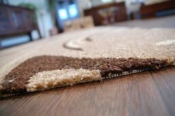 RugsX Heat-Set Fryz Runner in Brown - Size: 80 cm x 140 cm - thumbnail 3