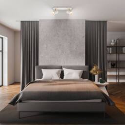 BRILONER 2 Way Spotlight Ceiling Light Bedroom Hallway Lamp GU10 Grey Coffee in Light Brown - thumbnail 6