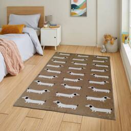 New Edge Blinds Printed Rug - Sausage Dog - Size: 60 cm x 90 cm - thumbnail 2