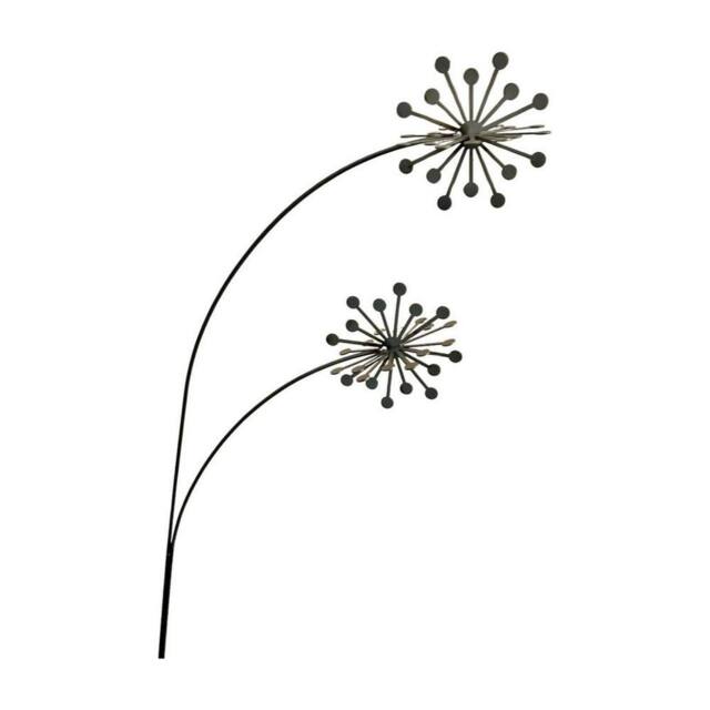 Poppyforge 3D Allium Garden Art - Bare Metal/Ready to Rust - W37 x H133 cm in Brown - image 1