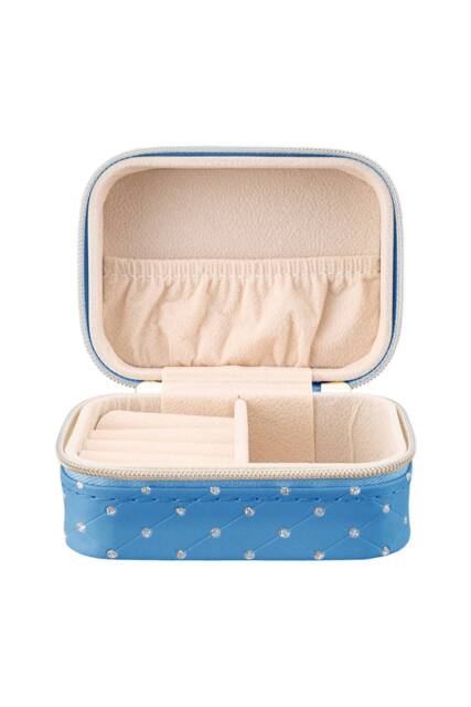 SHEONLY Women's Portable Travel Jewellery Box in Blue - image 1