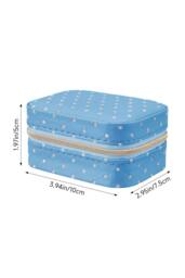 SHEONLY Women's Portable Travel Jewellery Box in Blue - thumbnail 5