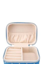SHEONLY Women's Portable Travel Jewellery Box in Blue - thumbnail 3