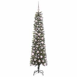 Berkfield Home Artificial Christmas Tree with Stand Green 50.5 x 50.5 x 180 cm - thumbnail 3