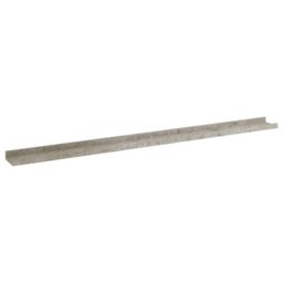 Berkfield Home Wall Shelves 2 pcs Concrete Grey 115x9x3 cm - Size: 115 x 9 x 3 cm - thumbnail 4