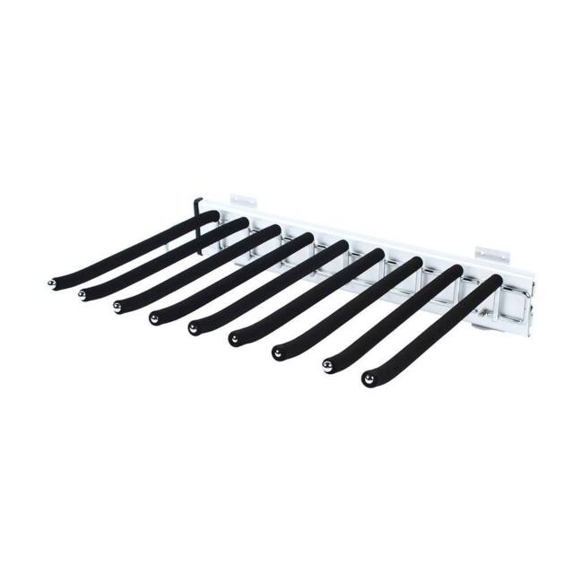Ventryn Pull Out Trouser Rack Heavy Duty Left Mounting Silent Rail Steel in Black - image 1