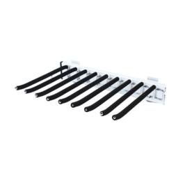 Ventryn Pull Out Trouser Rack Heavy Duty Left Mounting Silent Rail Steel in Black - thumbnail 1