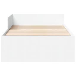 Berkfield Home Bed Frame without Mattress White 90x200 cm Engineered Wood - thumbnail 5