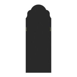 FurnitureboxUK Opaline Grey Ornate Full Length Arch Wall Mirror - thumbnail 4
