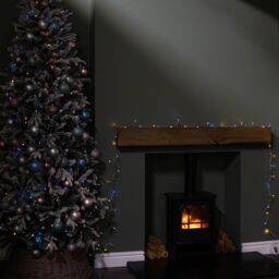 Samuel Alexander 20m 200 LED Battery Operated Christmas String Lights with Timer in Cool & Warm White - thumbnail 4