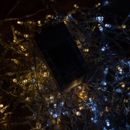 Samuel Alexander 20m 200 LED Battery Operated Christmas String Lights with Timer in Cool & Warm White - thumbnail 1