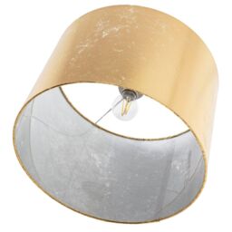 Happy Homewares Modern Designer Foil Effect Lamp Shade for Table or Ceiling Use in Gold - Size: 10 inches - thumbnail 5