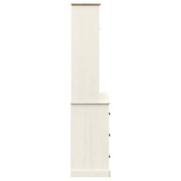Berkfield Home Highboard VIGO White 78x40x175 cm Solid Wood Pine - Size: 78 x 40 x 175 cm - thumbnail 6