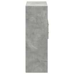 Berkfield Home Highboard Concrete Grey 80x42.5x124 cm Engineered Wood - thumbnail 5