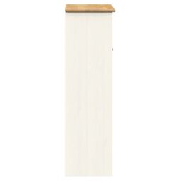 Berkfield Home Dresser Top VIGO White 78x30x100 cm Solid Wood Pine - Size: 78 x 30 x 100 cm - thumbnail 6