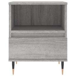Berkfield Home Bedside Cabinet Grey Sonoma 40x35x50 cm Engineered Wood - Size: 40 x 35 x 50 cm - thumbnail 5