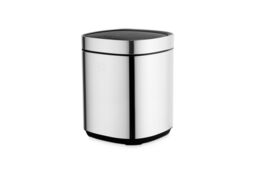 Swan 12L Touch Bin in Silver - Size: A - thumbnail 1