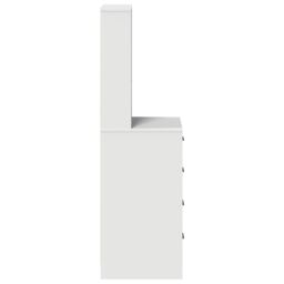 Berkfield Home Highboard White 40x41x135 cm Engineered Wood - Size: 40 x 41 x 135 cm - thumbnail 7