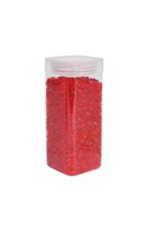 KDMD 7mm Plastic Red Beads 330gr 2 Pack - thumbnail 1