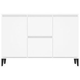 Berkfield Home Sideboard White 104x35x70 cm Engineered Wood - Size: 104 x 35 x 70 cm - thumbnail 5
