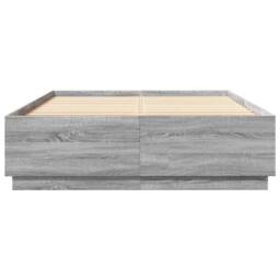 Berkfield Home Bed Frame without Mattress Grey Sonoma 160x200 cm - thumbnail 4