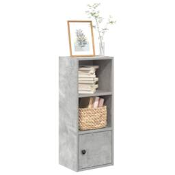 Berkfield Home Durable Bookcase Concrete Grey 31x24x77 cm Engineered Wood - Size: 31 x 24 x 77 cm - thumbnail 2