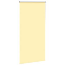 Berkfield Home Roller Blind Blackout Yellow 80x130 cm Fabric Width 75.7 cm Polyester - thumbnail 1