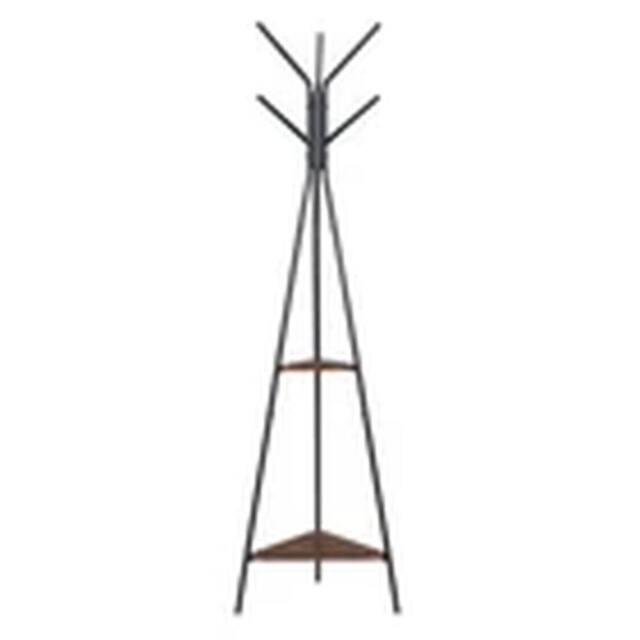 Kelvenix Black Coat Stand Garment Rack Hook Coat Clothes Hanger - image 1